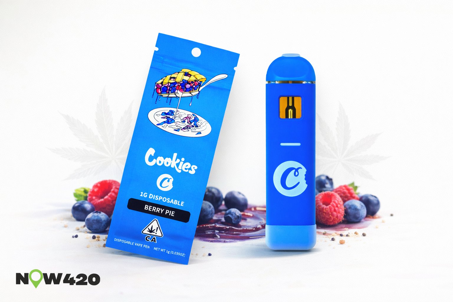 Cookies Berry Pie