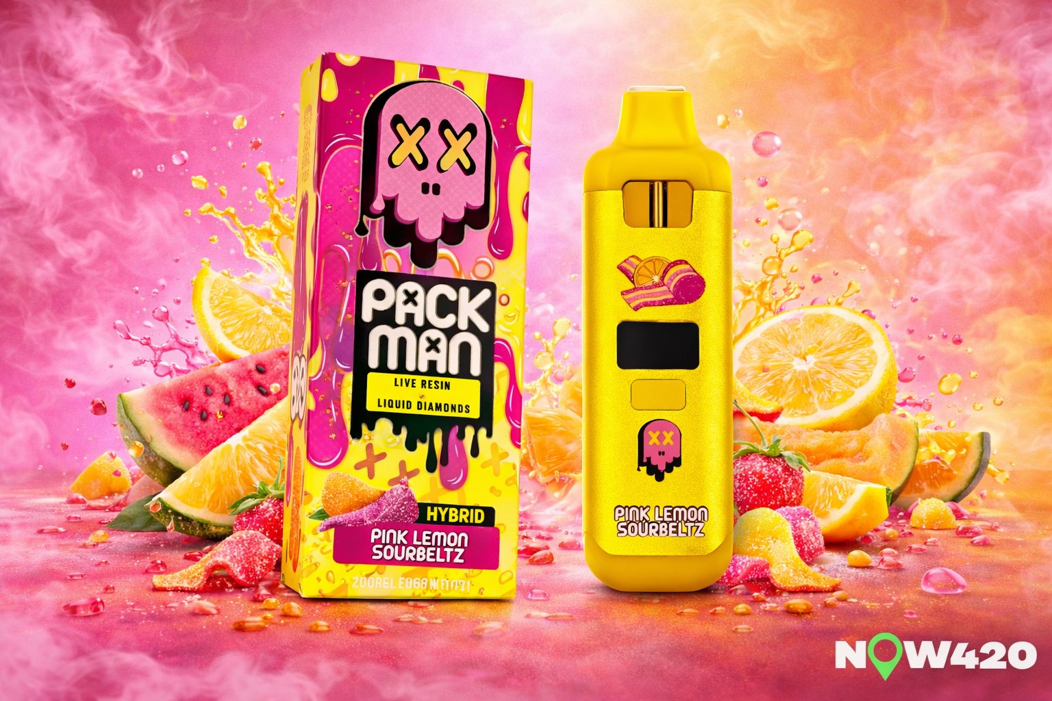 Packman Pink Lemon Sourbeltz (2G)